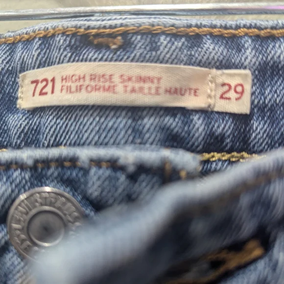 Levi's Light Blue Straight Leg Jeans for Women - Picture 5 of 6